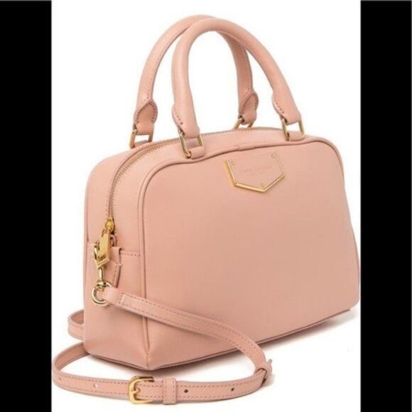 Marc Jacobs Voyager Leather‎ Mini Satchel, Luxury Italian Leather, Pink, NWT - Picture 3 of 16